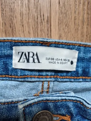 Jeans ZARA donna azzurri taglia XS