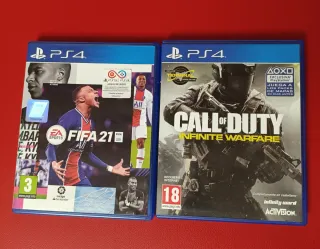 Call of duty: Infinite Warfare y Fifa 21