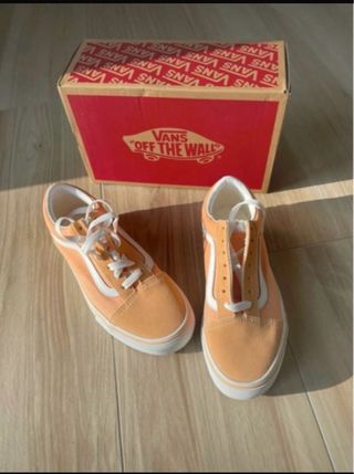 Vans Old Skool Arancione Pesca platform