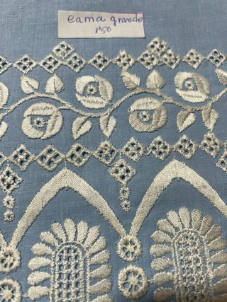 Espectacular juego cama bordado 1’50