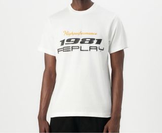 Replay Camiseta Blanca Talla M