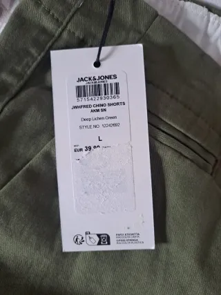 Pantalón corto Jack & Jones verde Talla L