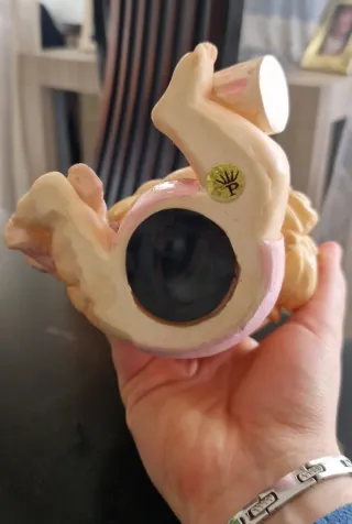 Salvadanaio bebè con coniglietto e biberon