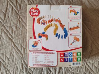 Playtive Domino con Ostacoli 60 Pezzi