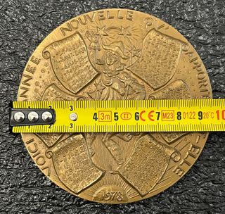 Medaglione in bronzo Calendario 1978