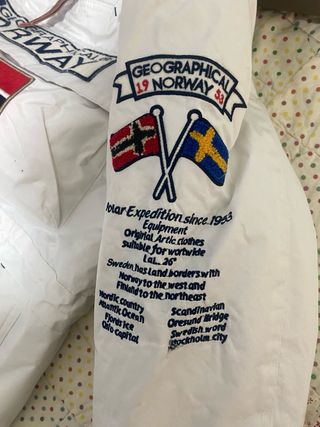 Chaqueta Geographical Norway Blanca