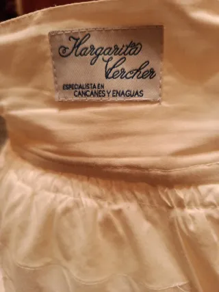Cancan traje fallera Margarita Vercher