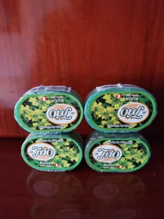 Pack 4 Jabones Trio Ruda Glicerina