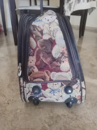 Maleta de viaje de tela sin usar