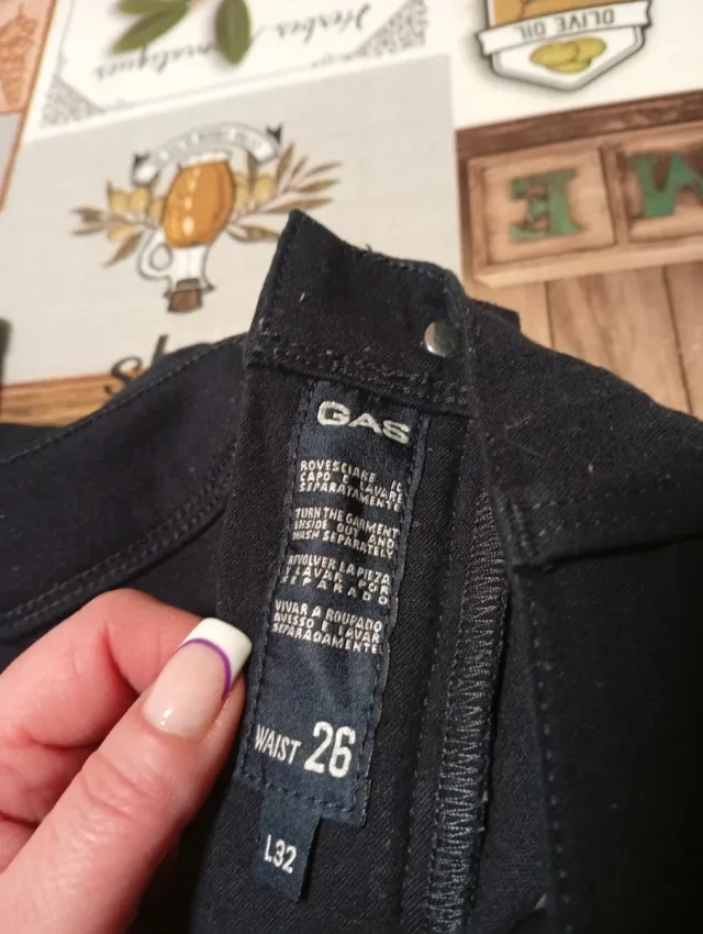 Pantalones gas negros