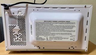 Microondas blanco sin grill