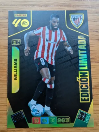 Cromo Panini Williams Edición Limitada