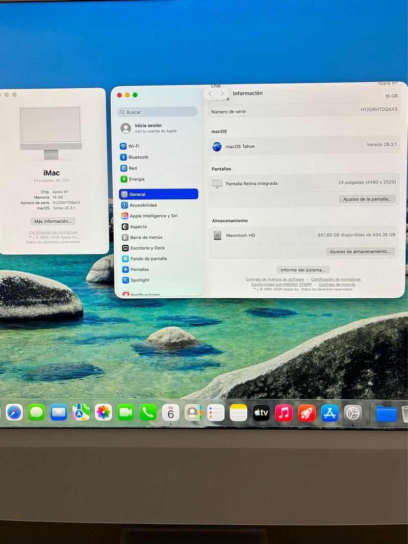 <GARANTIA> iMac M1 Plata 16Gb afbeelding 8
