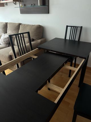 Comedor extensible con 6 sillas