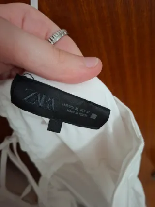 Vestido blanco largo con tirantes