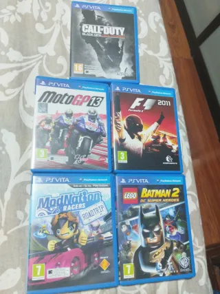 Juegos PS Vita: Call of Duty, MotoGP 13, F1 2011,