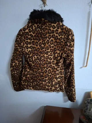 Chaqueta leopardo Blanco