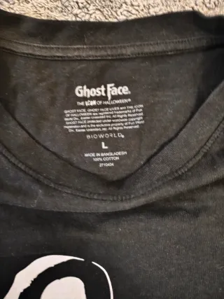 Camiseta Ghost Face Talla L