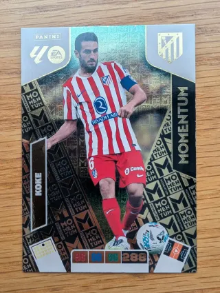 Cromo Panini Momentum Koke 2026