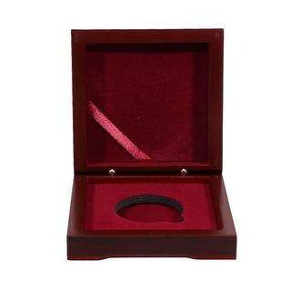 ESTUCHE DE MADERA PARA MONEDAS DE 40MM