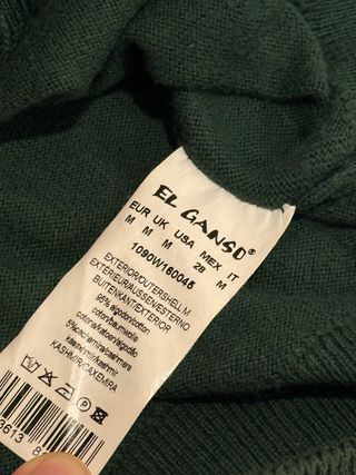 Jersey Cardigan El Ganso Verde