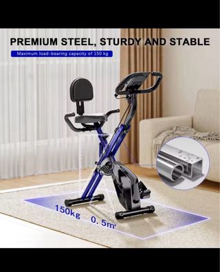 Bicicleta Estática con Bandas Resistencia