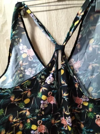 Mono corto Lefties estampado flamenco