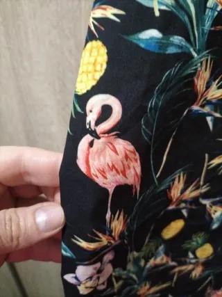 Mono corto Lefties estampado flamenco