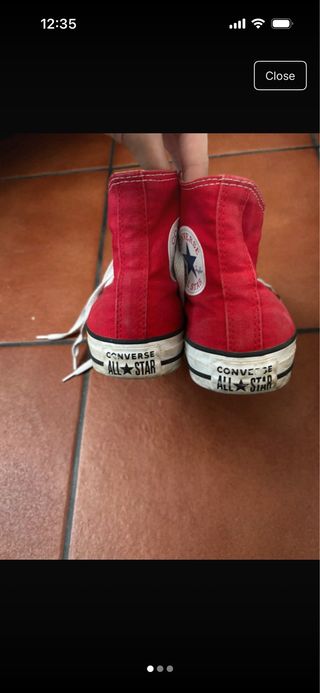 All Star Converse Vermelho Tamanho 38