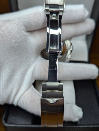 Reloj Seiko Mod Daytona Oyster Gris Plateado Negro