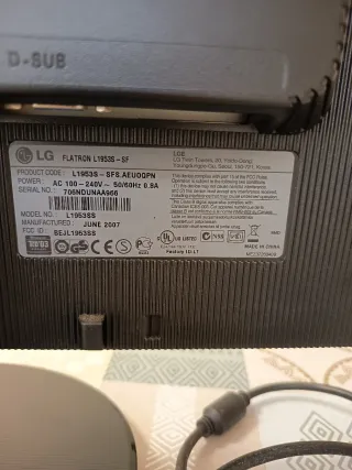 Monitor LG Flatron L1953S