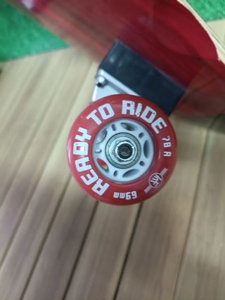 Monopatín Des krf skateboard surf skate - ready to ride - red 78,74x26