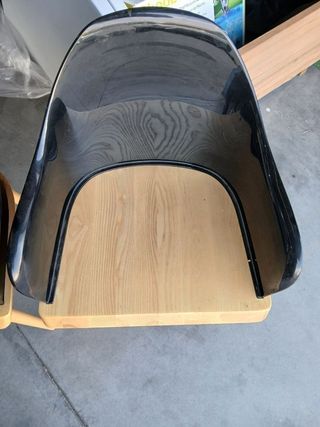 BEKSAND Black -  2 Sillas con brazos diseño