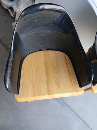 BEKSAND Black -  2 Sillas con brazos diseño