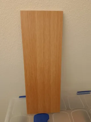 5 Baldas Madera Maciza 63x23x2 cm