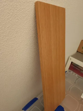 5 Baldas Madera Maciza 63x23x2 cm