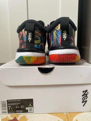 Jordan Zion Zapatillas Multicor y Blanco