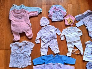 CHOLLO, 0-3 meses Niña, 57 Prendas, Lote Ropa Bebé
