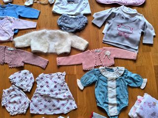 CHOLLO, 0-3 meses Niña, 57 Prendas, Lote Ropa Bebé