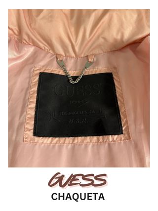 Chaqueta Guess Puffer Rosa