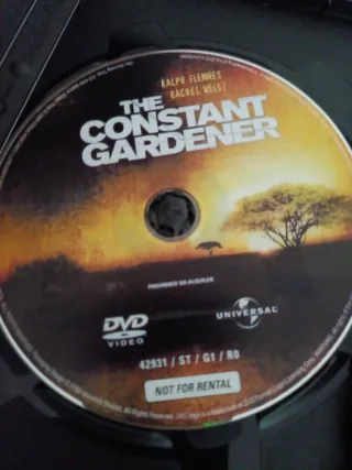 DVD El Jardinero Fiel