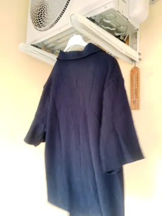 Camicia Bernardi blu donna