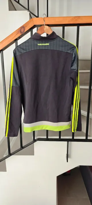 Sudadera Real Madrid Adidas Negra y Verde