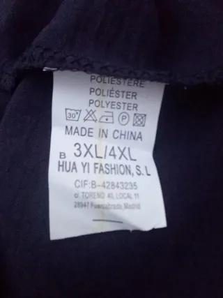 VESTIDOS:AZUL CERRADO T3XL-4XL/BEIGE T4XL:1X1,5€