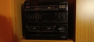 Equipo de música SABA vintage radio y cassette