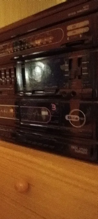 Equipo de música SABA vintage radio y cassette