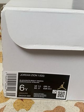 Jordan Zion Multicolor Blanco