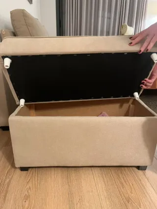 Sofá Cama Gato Preto 3 Plazas Beige