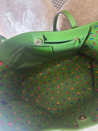 Bolso Coach Verde con Monogram
