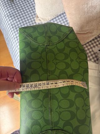 Bolso Coach Verde con Monogram